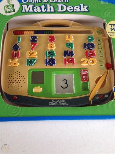 LEAPFROG MATH DESK LEAPFROG COUNT AND LEARN MATH DESK NEW IN BOX ...