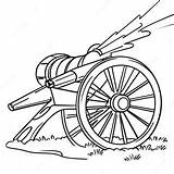 Civil War Cannon Firing Coloring Page  Pagescom sketch template