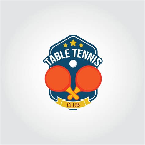 Table tennis Logo Design Vector 5107293 Vector Art at Vecteezy