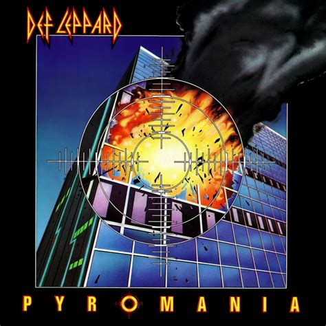 DEF LEPPARD Pyromania BANNER Huge 4X4 Ft Fabric Poster Tapestry Flag Print album cover art