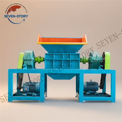 Heavy-Duty Double Shaft Shredder/Waste Plastic & Wood Shredder Machine ...