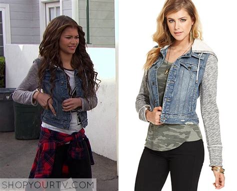 KC Undercover: Season 1 Episode 1 KC's Denim and Knit Jacket | Shop Your TV in 2021 | Kc ...