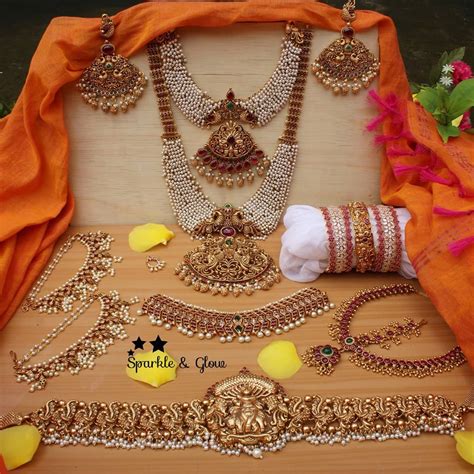 Best Jewellery Sets To Make Your Bridal Sarees a Stunner! • South India ...