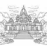 Printable Temple Coloring Pages Free For Kids And Adults sketch template