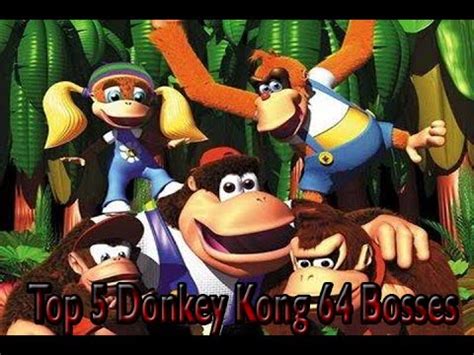 My Top 5 Favorite Donkey Kong 64 Bosses :) - YouTube