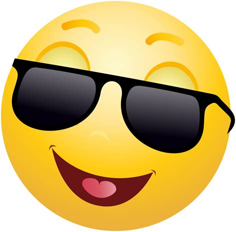 Emoji Emoticon Smiley Sunglasses Clip art - faces png download - 2038*2000 - Free Transparent ...