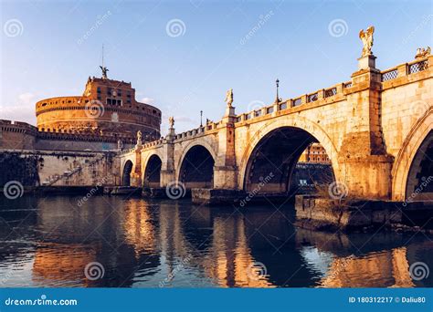 The Mausoleum of Hadrian, Usually Known As the Castle of the Holy Angel Castel Sant Angelo and ...