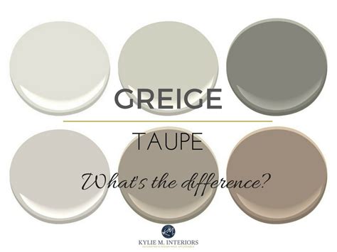 Taupe and Greige: What's the Big Difference?