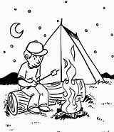 Camping Coloring Sheets Free At Tansamarablog Blog sketch template