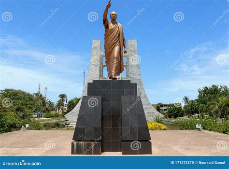 Kwame Nkrumah Memorial Park At Night Royalty-Free Stock Image ...