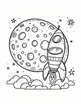 Free Rocket Ship Coloring Pages For Kids sketch template