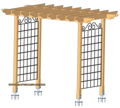 using parts of cribs on sides | Garden arbor, Arbors trellis, Diy arbour