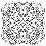Printable Mandala Design Coloring Pages  Premium AI Generated Image sketch template