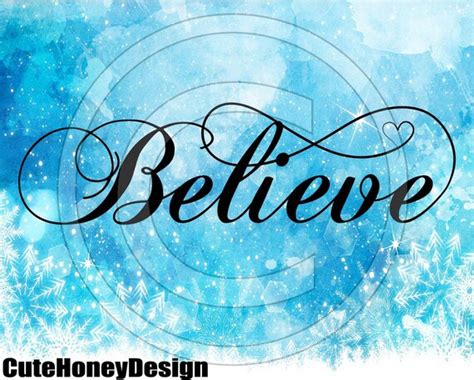 Believe Word Art Swirl Font Digital Cutting files Clipart svg