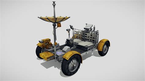 Apollo Lunar Rover Moon Car - Buy Royalty Free 3D model by SQUIR3D [bef2062] - Sketchfab Store