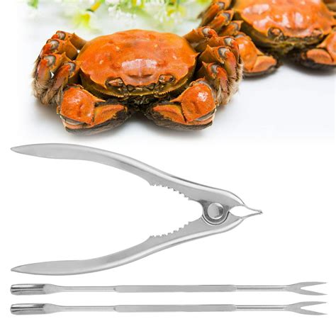 YLSHRF Crab Cracker,Stainless Steel Lobster Crab Cracker Shell Claw ...