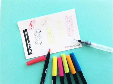 2 Ways To Create Watercolor With Tombow Brush Pens - Amanda Kammarada Tombow Markers, Tombow ...