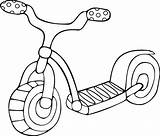 Vespa Scooter Coloring Pages sketch template
