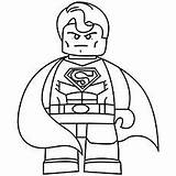 Lego Superman Coloring Page Home Sketch sketch template