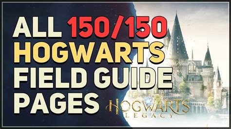 Hogwarts Field Guide Pages Map - Image to u