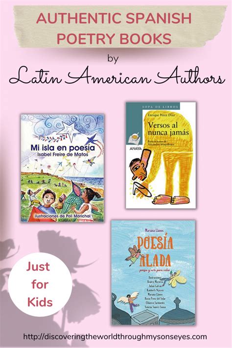 Authentic Spanish Poetry Books for Kids by Latin American Authors ...