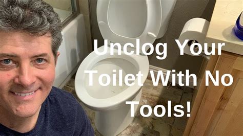 Unclog a Toilet Without a Plunger! - YouTube