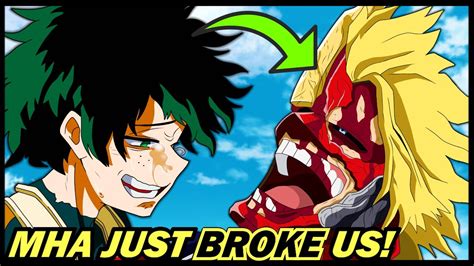 MHA JUST BROKE OUR HEARTS!! Final Twist in the All Might vs AFO Battle ...