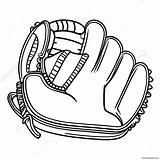 Baseball Glove Coloring Page 51853 41005 sketch template