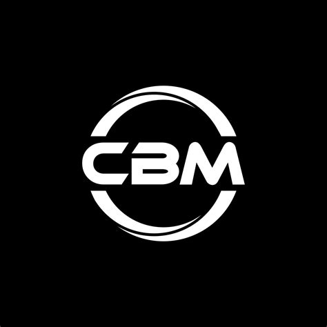 CBM letter logo design in illustration. Vector logo, calligraphy ...