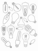 Light Bulb Coloring Page Drawing  Home sketch template