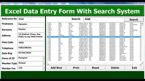 Excel Forms Examples How To Create Data Entry Form In Excel 2023 - www.vrogue.co