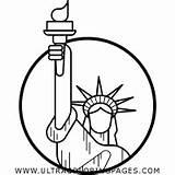 Dibujo De Estatua La Libertad Para Colorear  Ultra Coloring Pages sketch template
