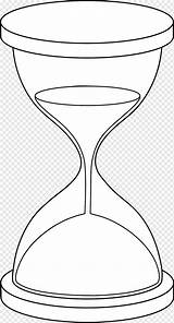 Hourglass Coloring Glass Hour Drawing Clip Kids Clock Sand Pages Time  sketch template
