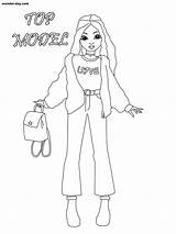 Topmodel Malvorlagen Pdf Ausmalbilder Lexy Värityskuvat Model  sketch template
