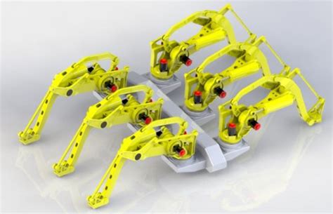 Project Chrono: Make a spider robot in SolidWorks and simulate it