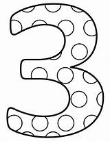Easy Number 3 Coloring Page  Free Printable Pages For Kids sketch template