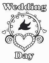 wedding Day Printable coloring Pages Kids 551770 sketch template
