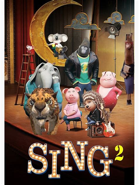 "Sing 2 Poster" Canvas Print for Sale by vickybachelory | Redbubble