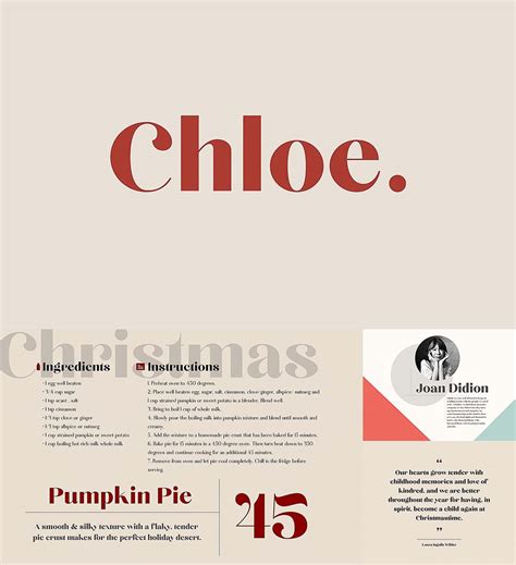 Chloe Regular Font | Free download