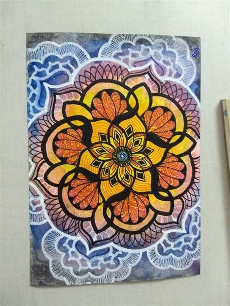 Watercolor mandala | Watercolor mandala, Painting, Mandala