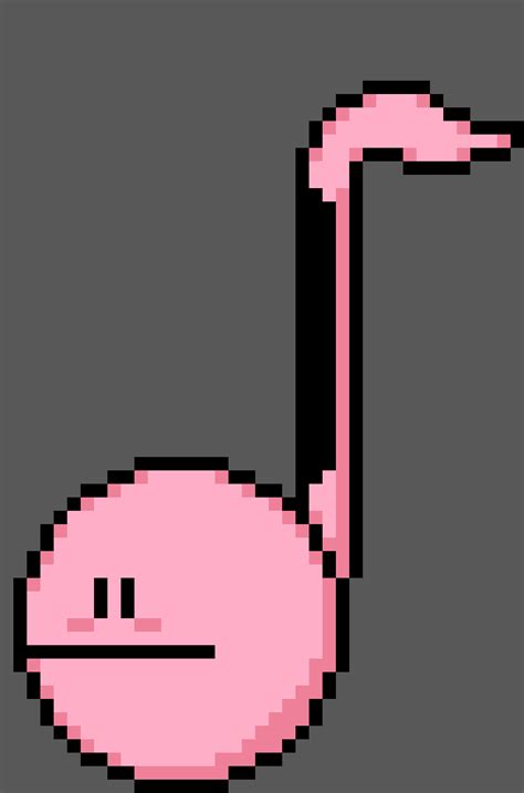 i remembered this Kirby Otamatone i saw a while back and decided to draw it. : Kirby