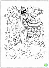 Yo Gabba Coloring Pages sketch template