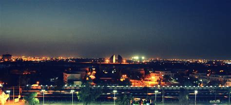 Baghdad at night ♥ بغداد ليلا | New york skyline, Skyline, New york