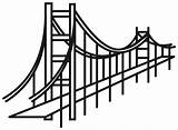Golden Gate Bridge Coloring Page  ColouringPages sketch template
