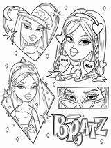 Bratz Tattoo  Coloring Book Art Cartoon coloring pages Cool sketch template