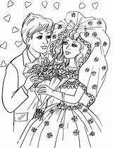 Printable Most Beautiful Bride And Bridegroom Coloring Page  Home sketch template