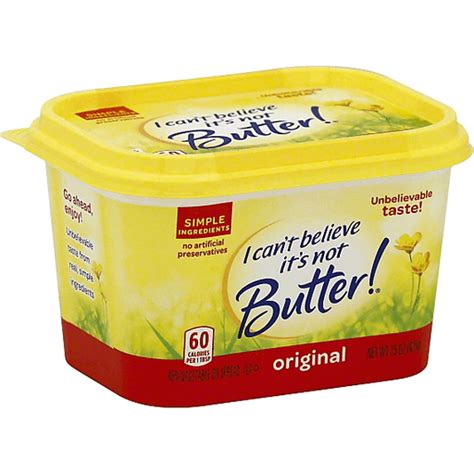 I Can't Believe It's Not Butter! Vegetable Oil Spread Original ...