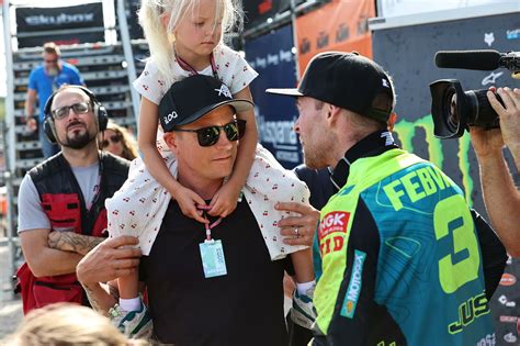 Photos: former Ferrari driver Kimi Raikkonen at Vantaa for 2023 MXGP of ...