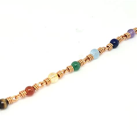 7 Chakra Gemstone Bracelet – Dr. Beads | Copper Jewellery in Malaysia ...