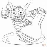 Skylanders Giants Pop Fizz coloring Page  Free Printable Coloring Pages sketch template